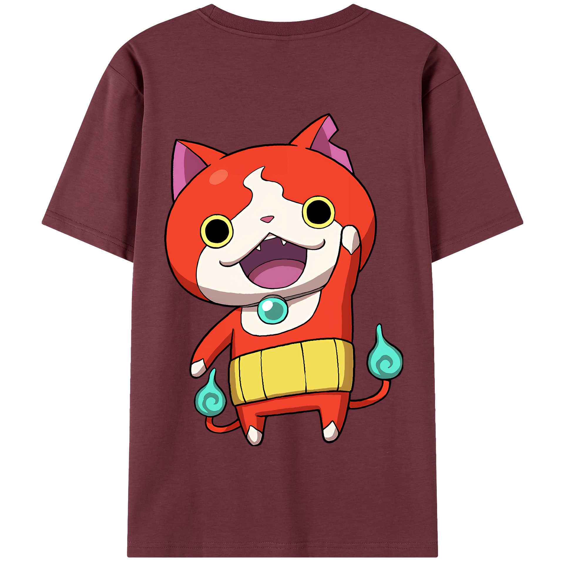 （画像用） 妖怪ウォッチ Yo-kai Watch 綿100％半袖Tシャツ（背面プリント）